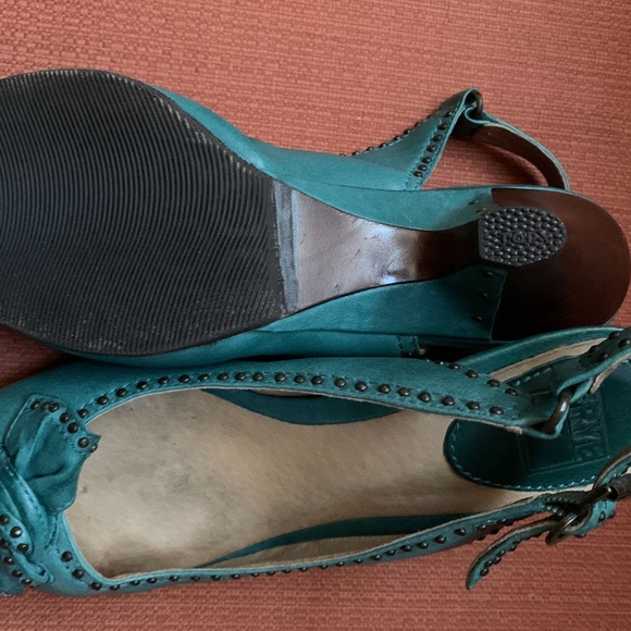 Frye slingback peep toe sandals - Picture 12 of 12